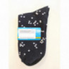 FootJoy W ponožky ComfortSof - vysoké s puntíky černé